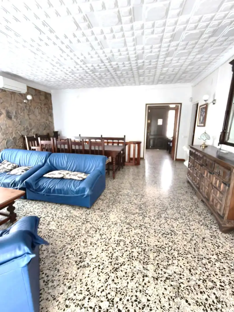 Sala d'estar de Casa o xalet en venda en Lliçà d'Amunt amb Aire condicionat, Jardí privat i Terrassa