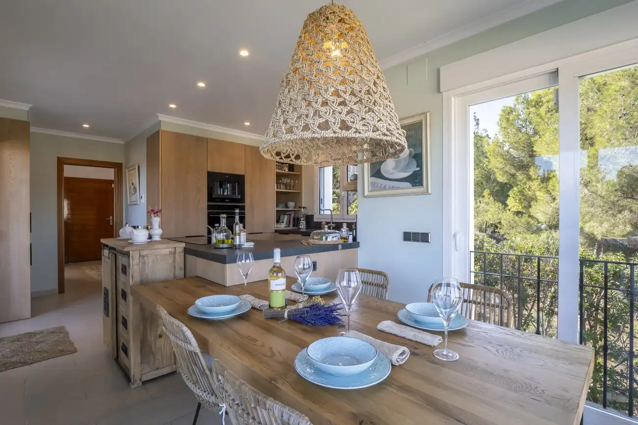 Dining room of Houses for sale in Jávea / Xàbia  with Private garden, Terrace and Swimming Pool