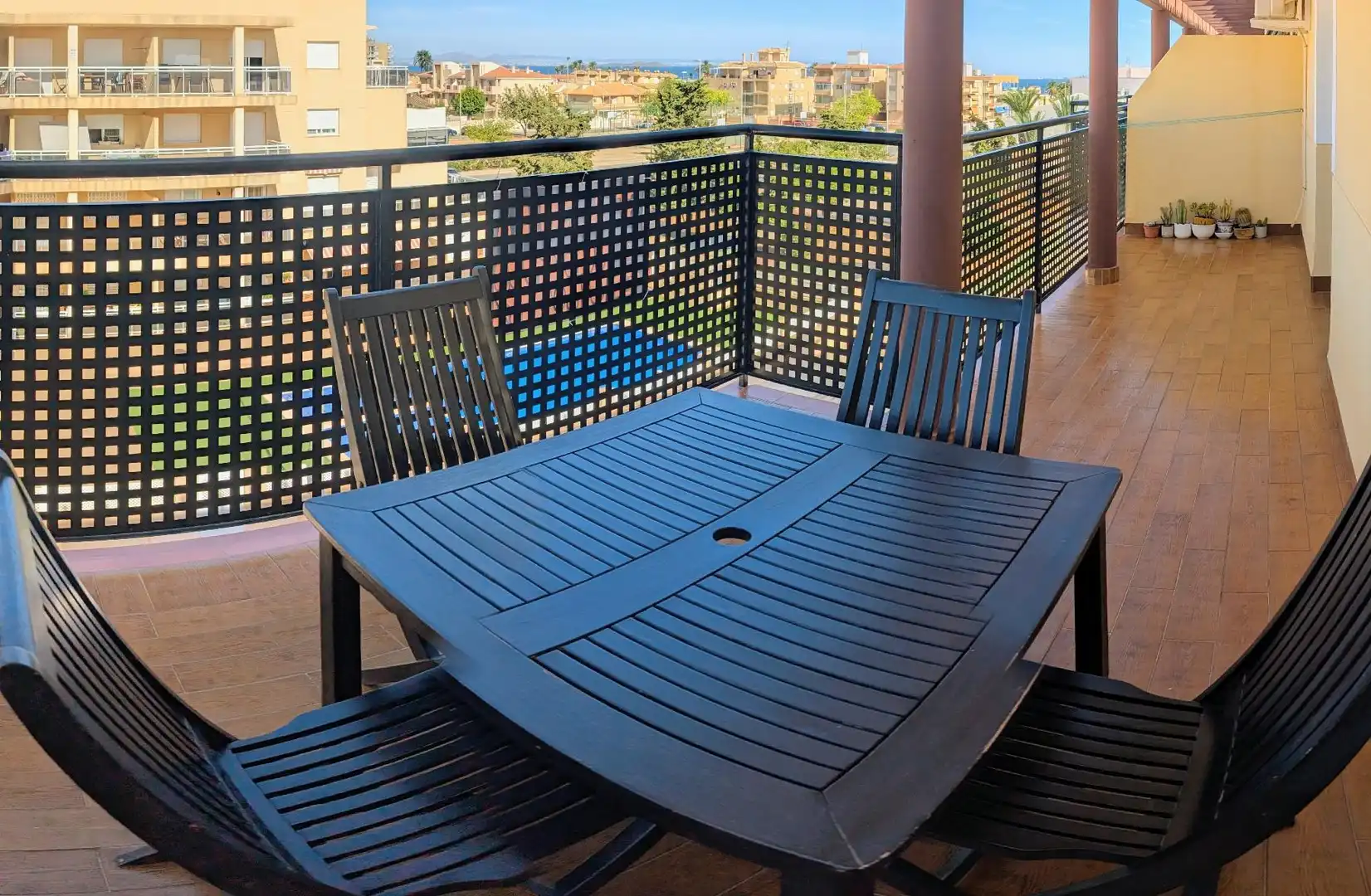 Terrassa de Apartament de lloguer en Cartagena amb Aire condicionat i Terrassa