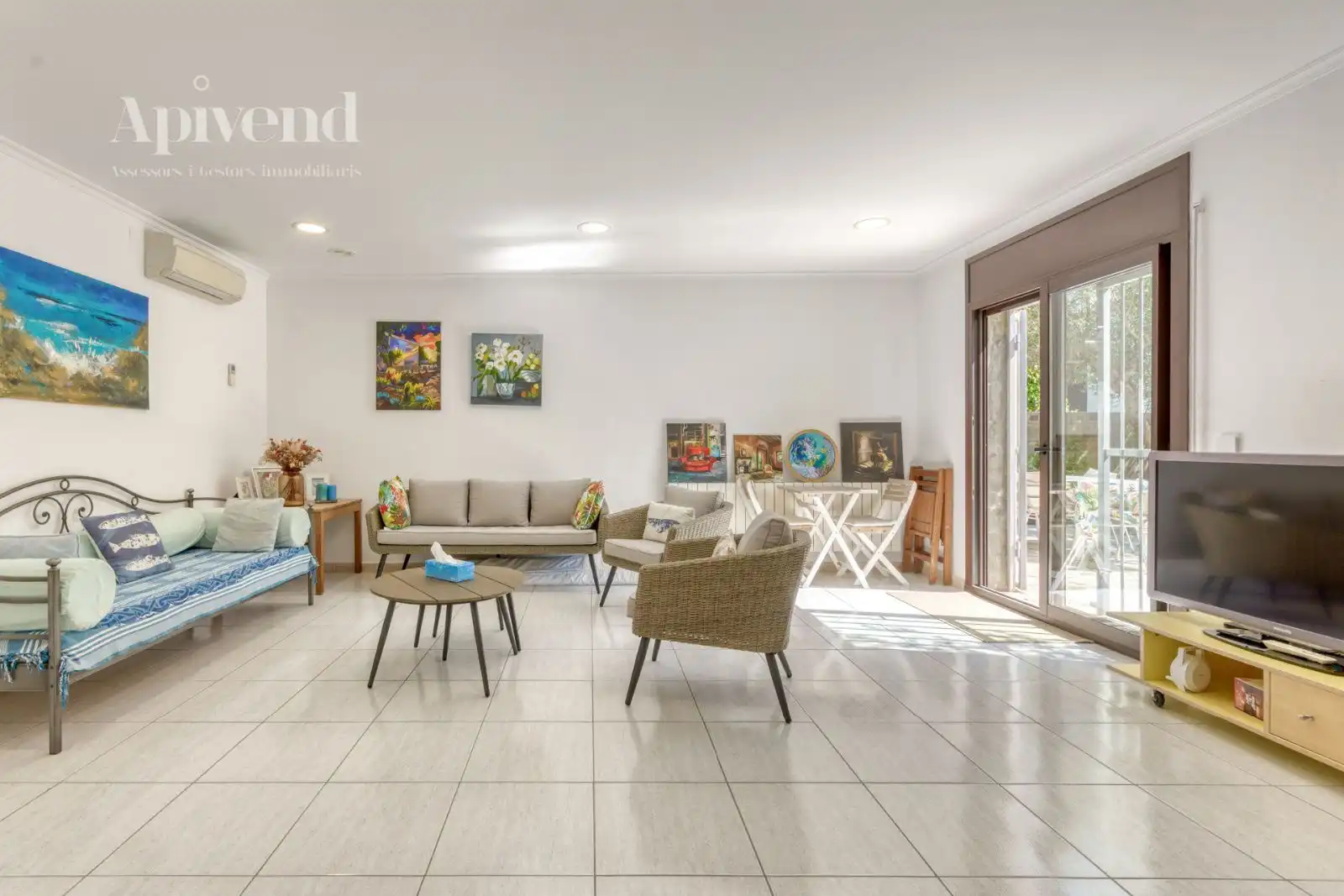 Living room of Houses for sale in Roses  with Air Conditioner, Heating and Private garden