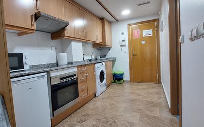 Kitchen of Study to rent in  Valencia Capital  with Air Conditioner, Heating and Parquet flooring