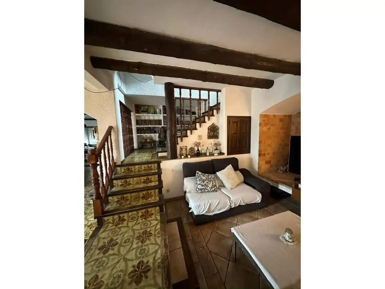Sala d'estar de Casa o xalet en venda en Lloret de Mar amb Aire condicionat, Calefacció i Jardí privat