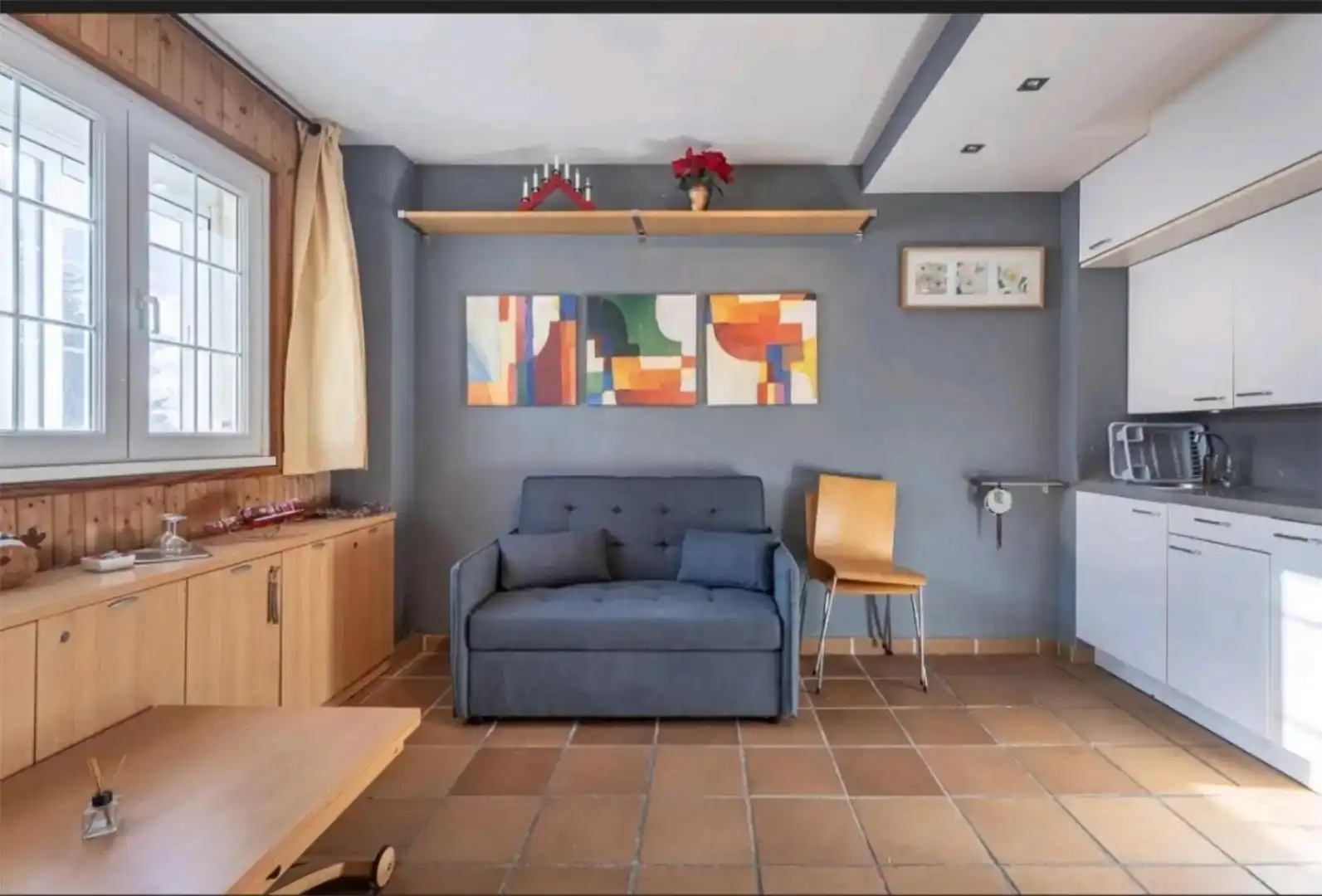 Sala d'estar de Pis de lloguer en Sierra Nevada amb Piscina