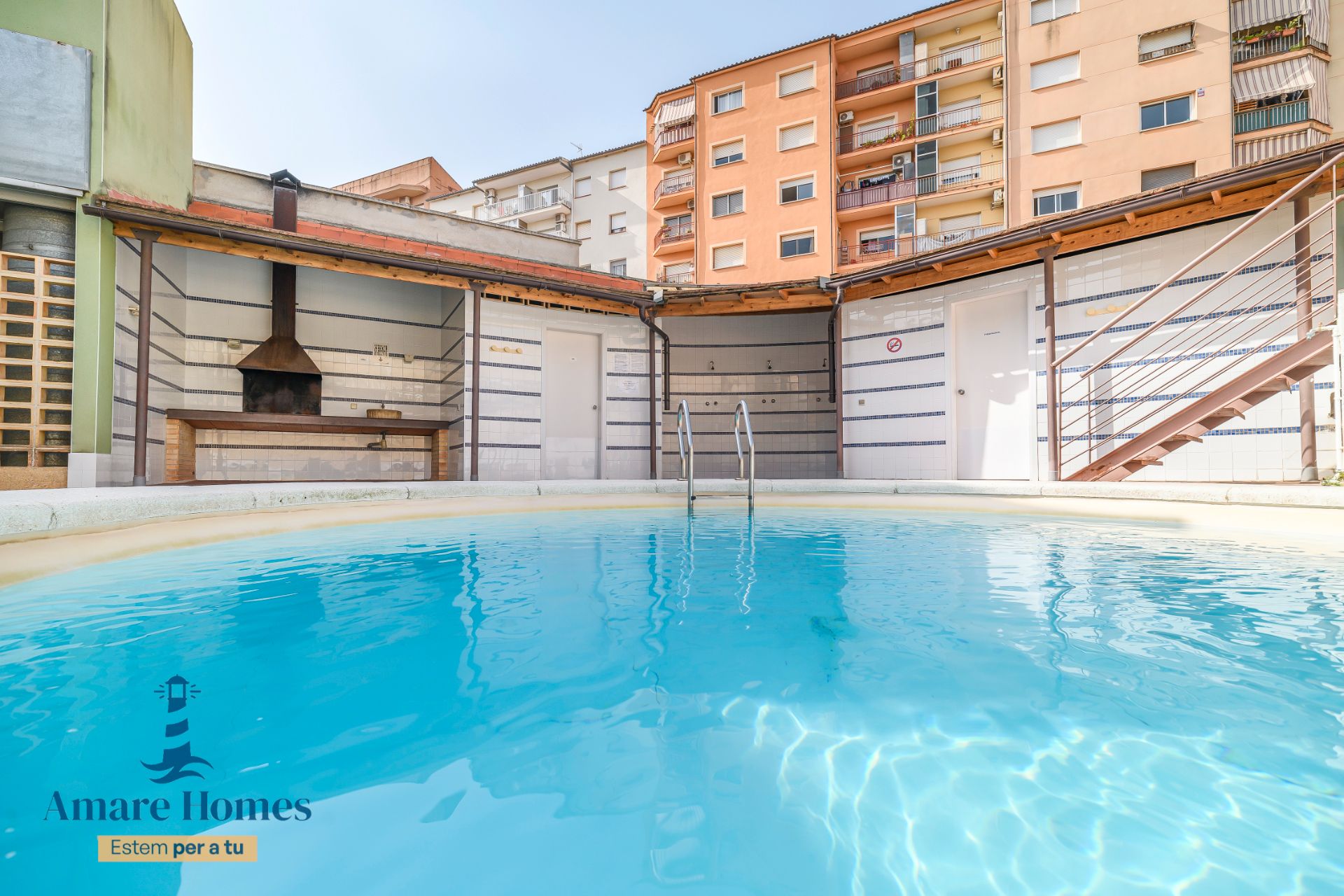 Swimming pool of Flat for sale in Gavà  with Air Conditioner, Heating and Storage room