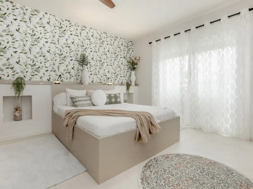Dormitori de Casa o xalet en venda en El Campello amb Aire condicionat, Jardí privat i Terrassa