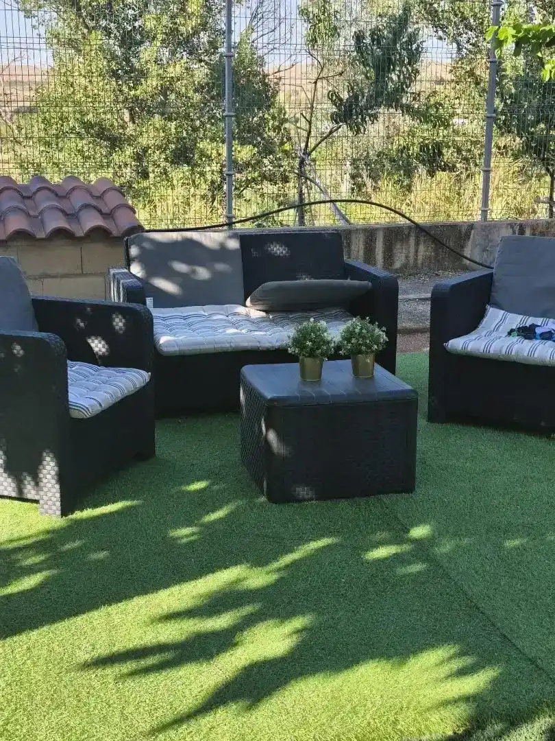 Terraza de Finca rústica en venta en Andosilla con Aire acondicionado, Jardín privado y Trastero