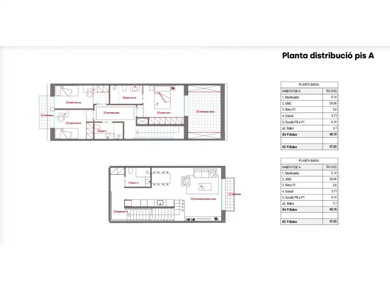 Duplex con terrazza in vendita a Calle Sancho Marraco, imagen 7