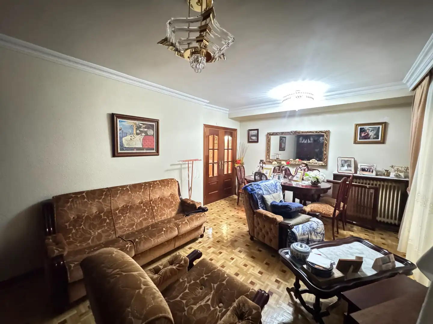 Sala de estar de Piso en venta en Madrid con Aire acondicionado, Calefacción y Parquet