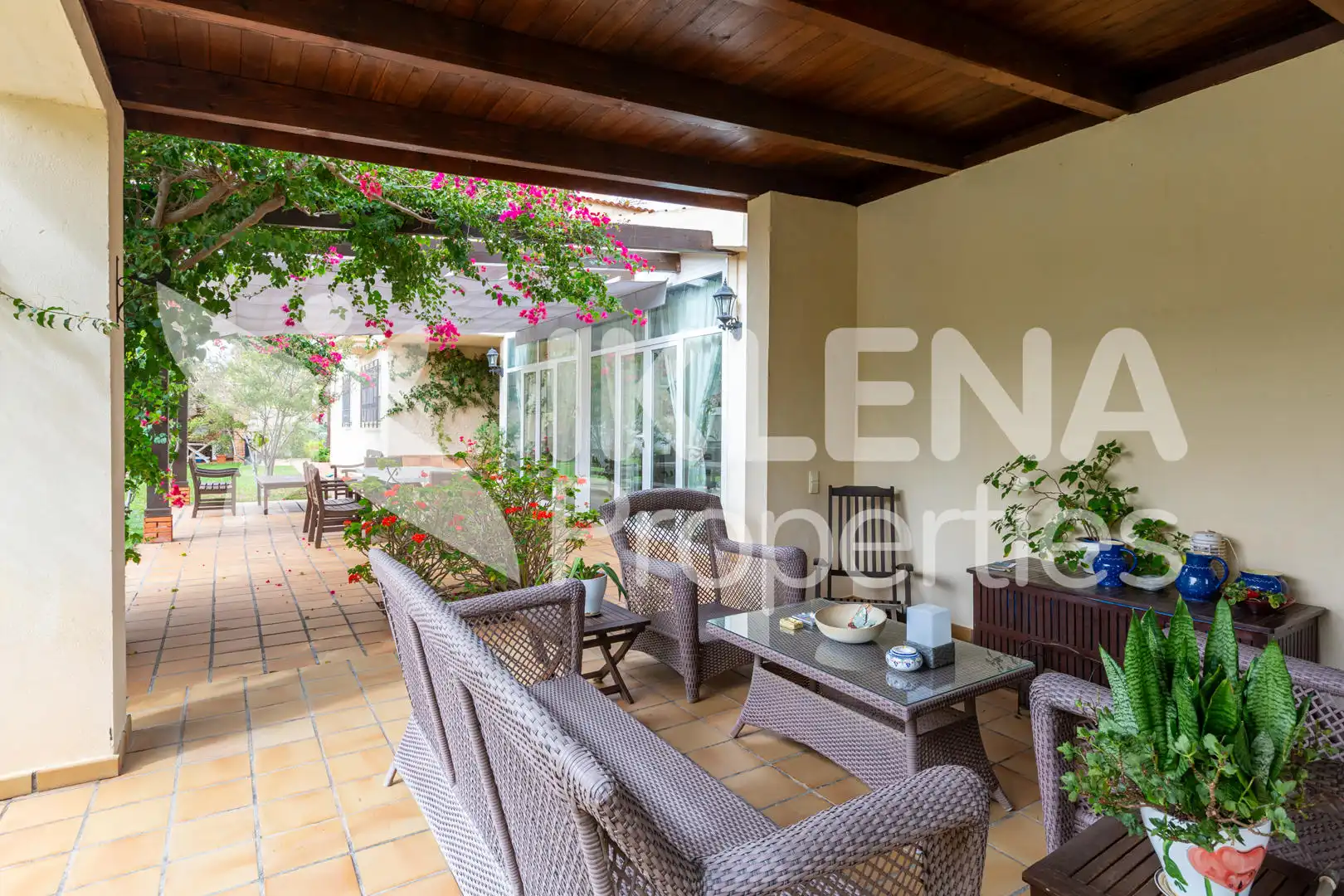 Terrace of Houses for sale in Roquetas de Mar  with Air Conditioner, Private garden and Terrace