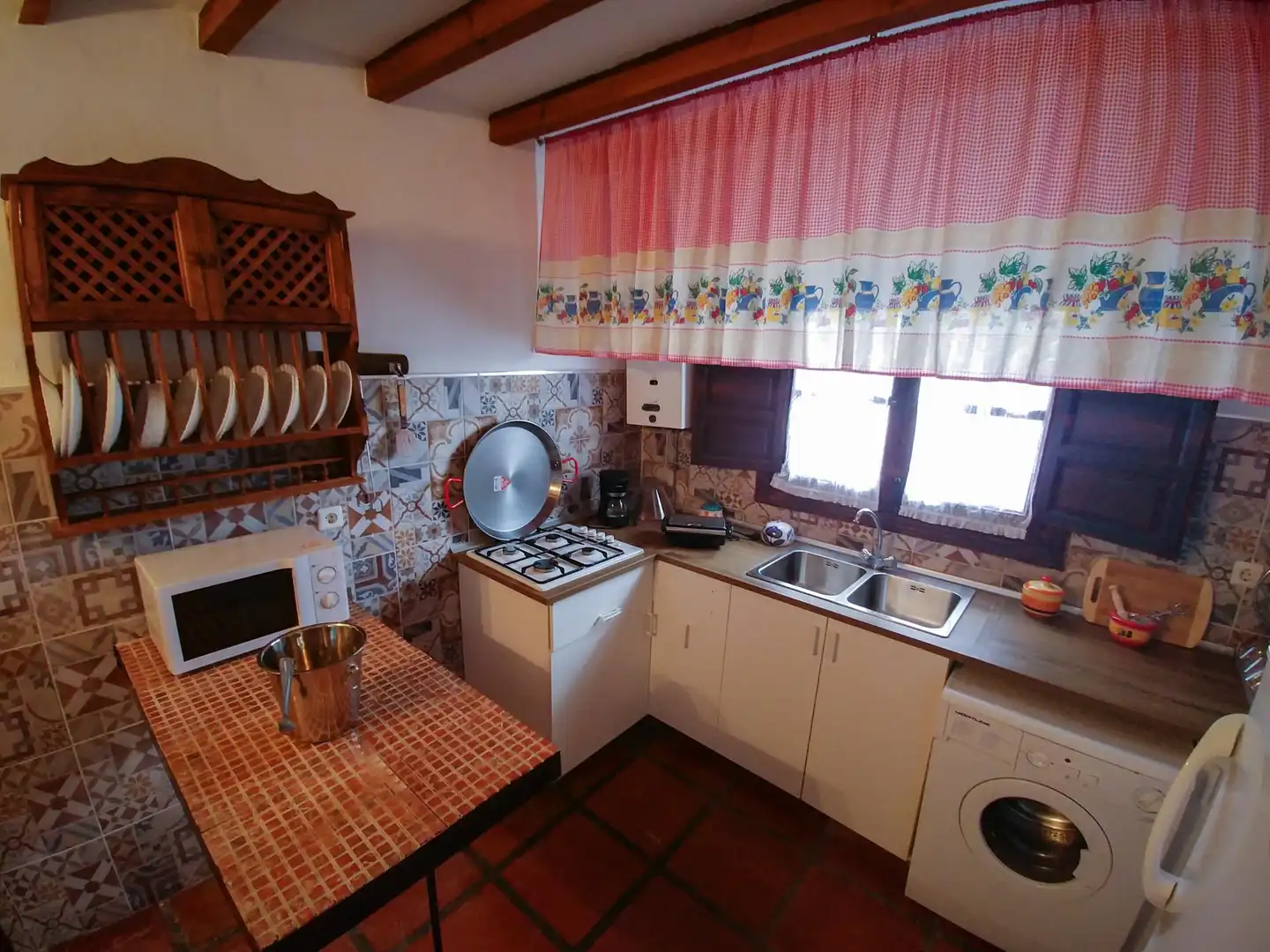 Cocina de Finca rústica en venta en Almogía con Aire acondicionado, Terraza y Piscina