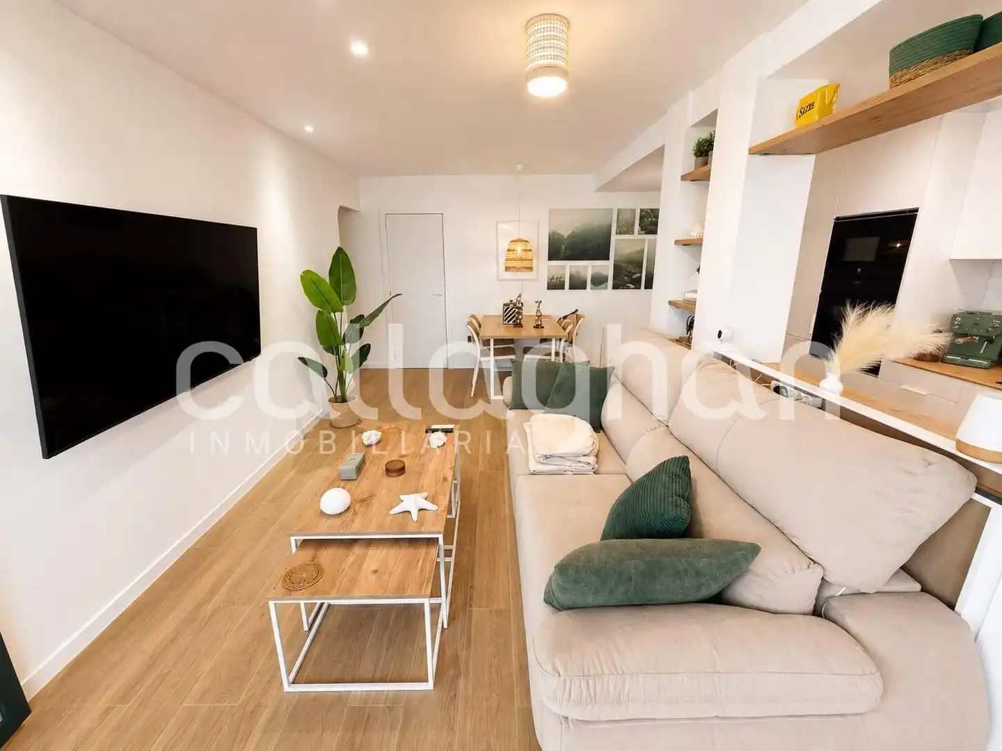 Living room of Flat for rent in Benicasim / Benicàssim  with Air Conditioner, Heating and Terrace