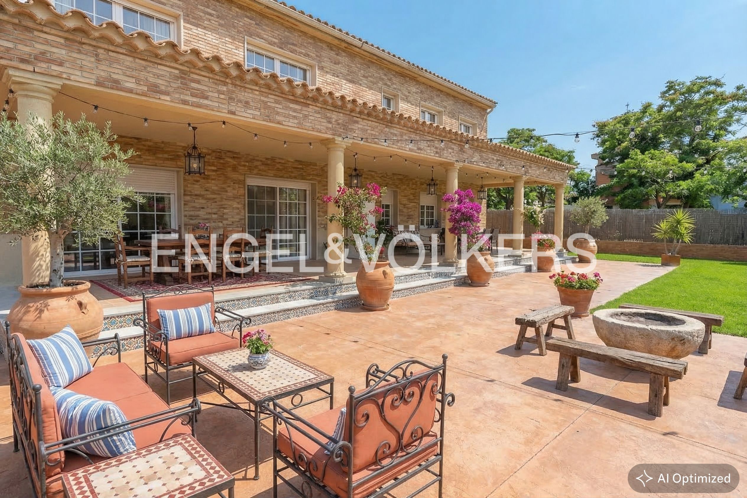 Terrace of Country homes for sale in Terrassa  with Air Conditioner, Heating and Private garden