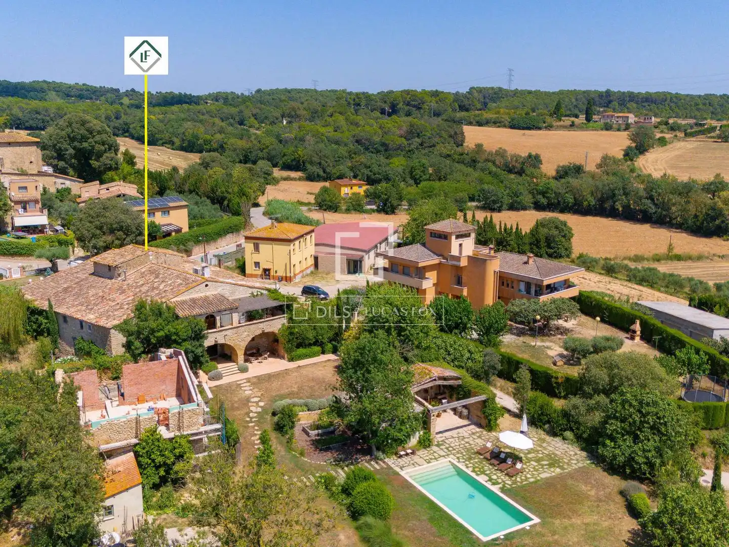 Vista exterior de Finca rústica en venda en Vilademuls amb Calefacció, Jardí privat i Terrassa