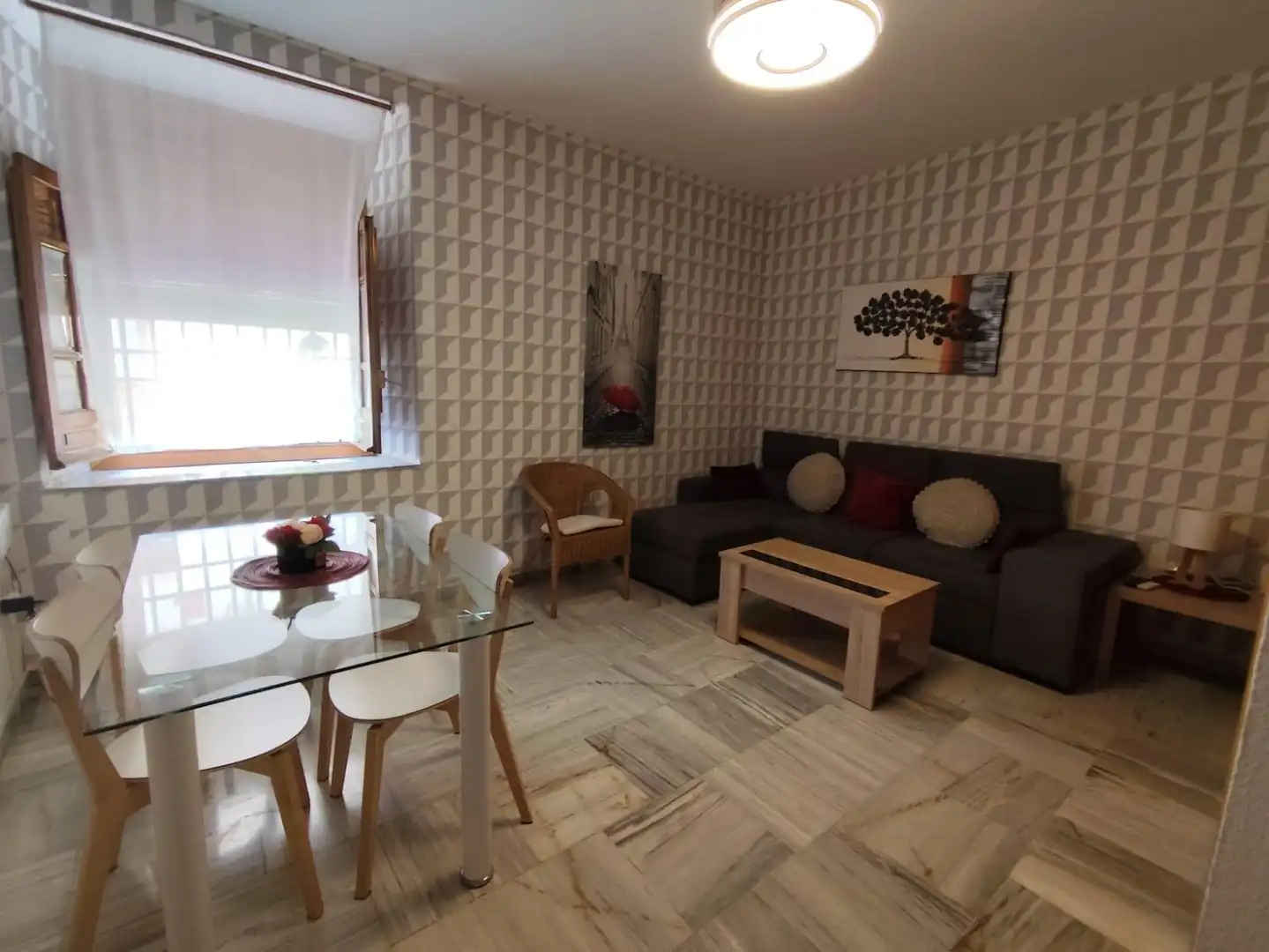 Living room of Flat for rent in Córdoba  with Air Conditioner, Heating and Furnished