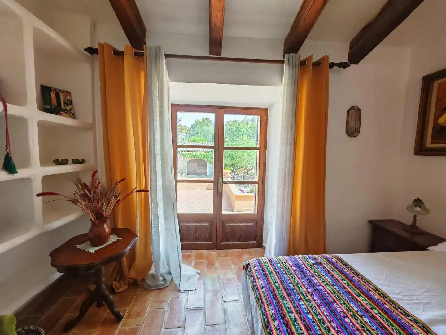 Habitación de Finca rústica en venta en Algaida con Aire acondicionado, Calefacción y Jardín privado
