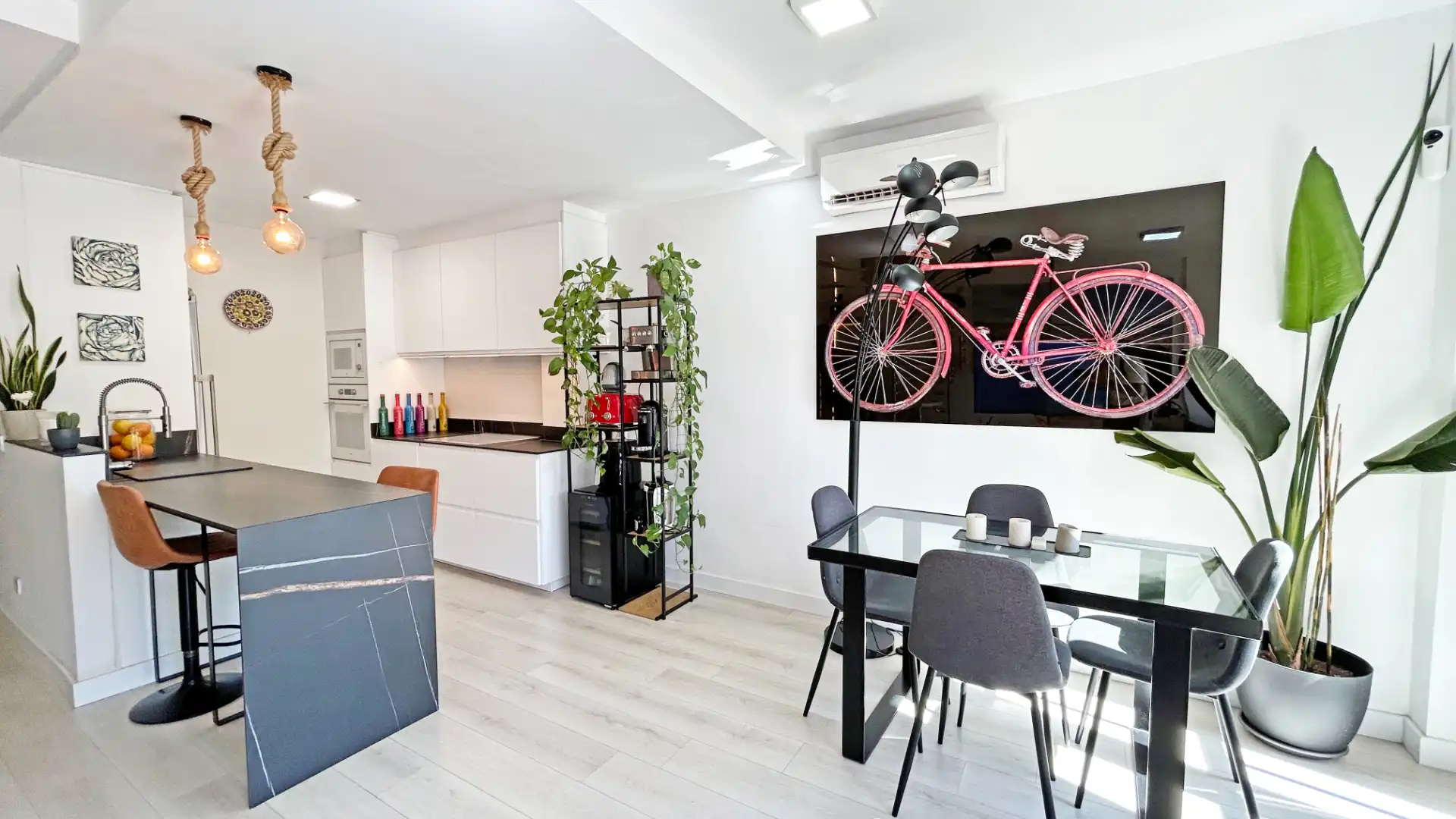 Cocina de Ático en venta en  Palma de Mallorca con Aire acondicionado, Calefacción y Parquet