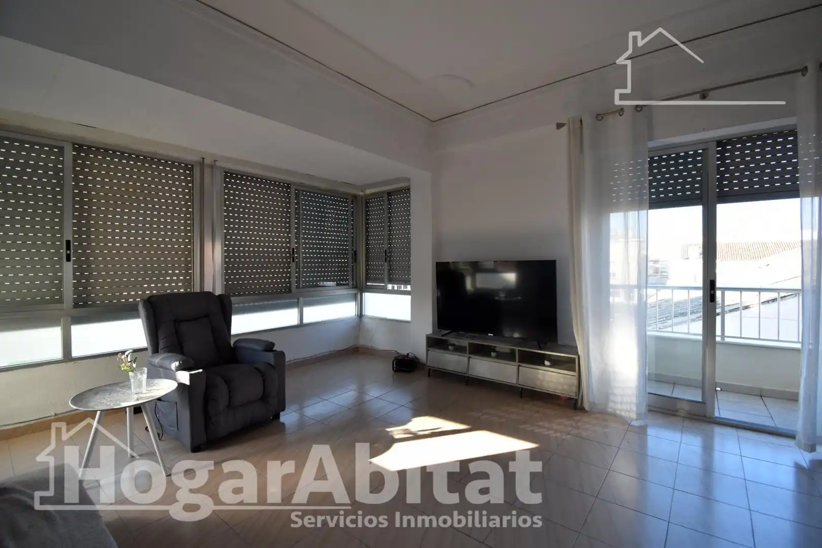 Sala d'estar de Pis en venda en Bellreguard amb Terrassa, Traster i Moblat