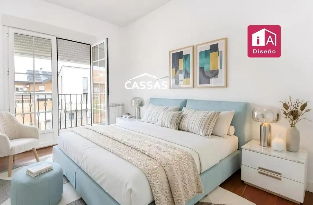 Bedroom of Detached homes for sale in Torrejón de Ardoz  with Air Conditioner, Heating and Parquet flooring