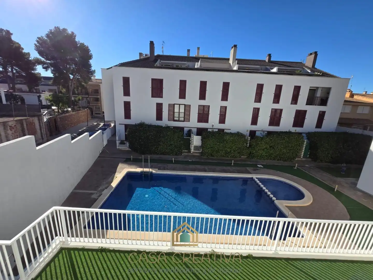 Piscina de Pis en venda en Náquera amb Aire condicionat, Calefacció i Jardí privat