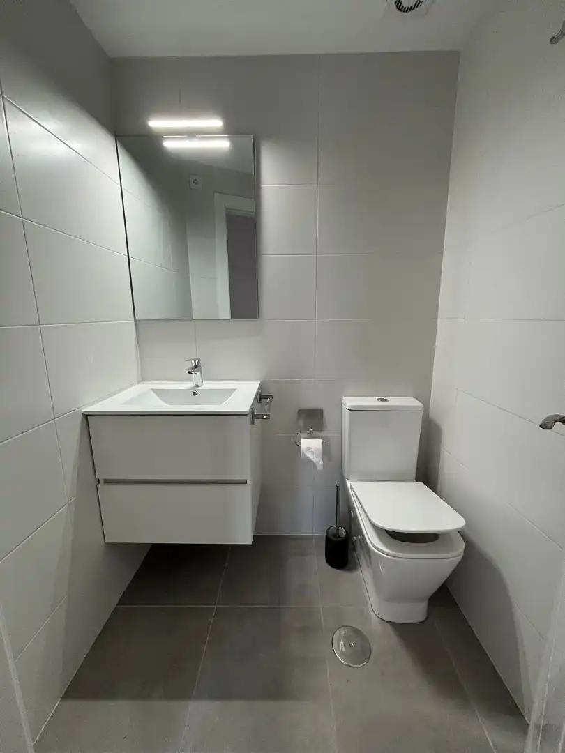 Bathroom of Apartments for rent in Ferrol  with Heating, Storage room and Furnished