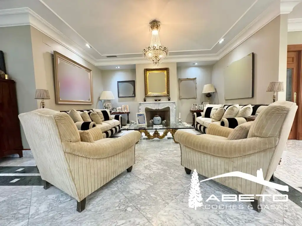 Sala de estar de Casa o chalet en venta en Madrid