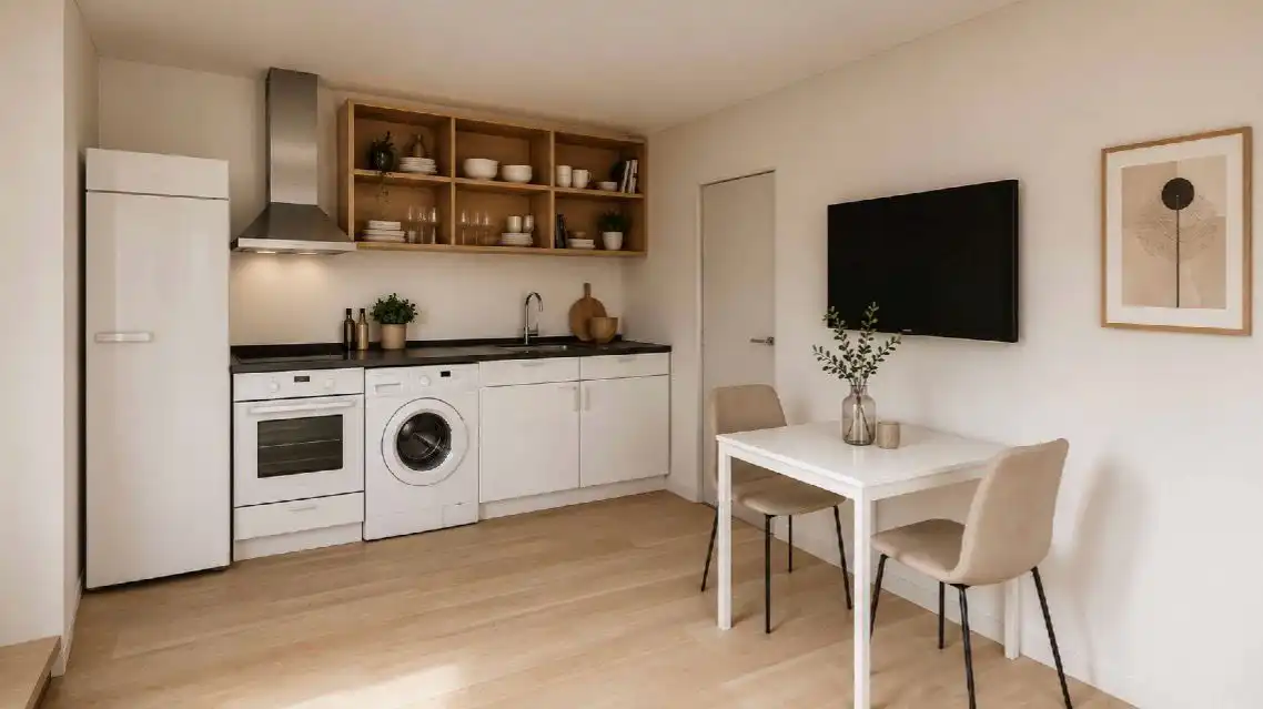 Küche von Wohnung zur Miete in Villaviciosa de Odón mit Klimaanlage, Heizung und Parkett