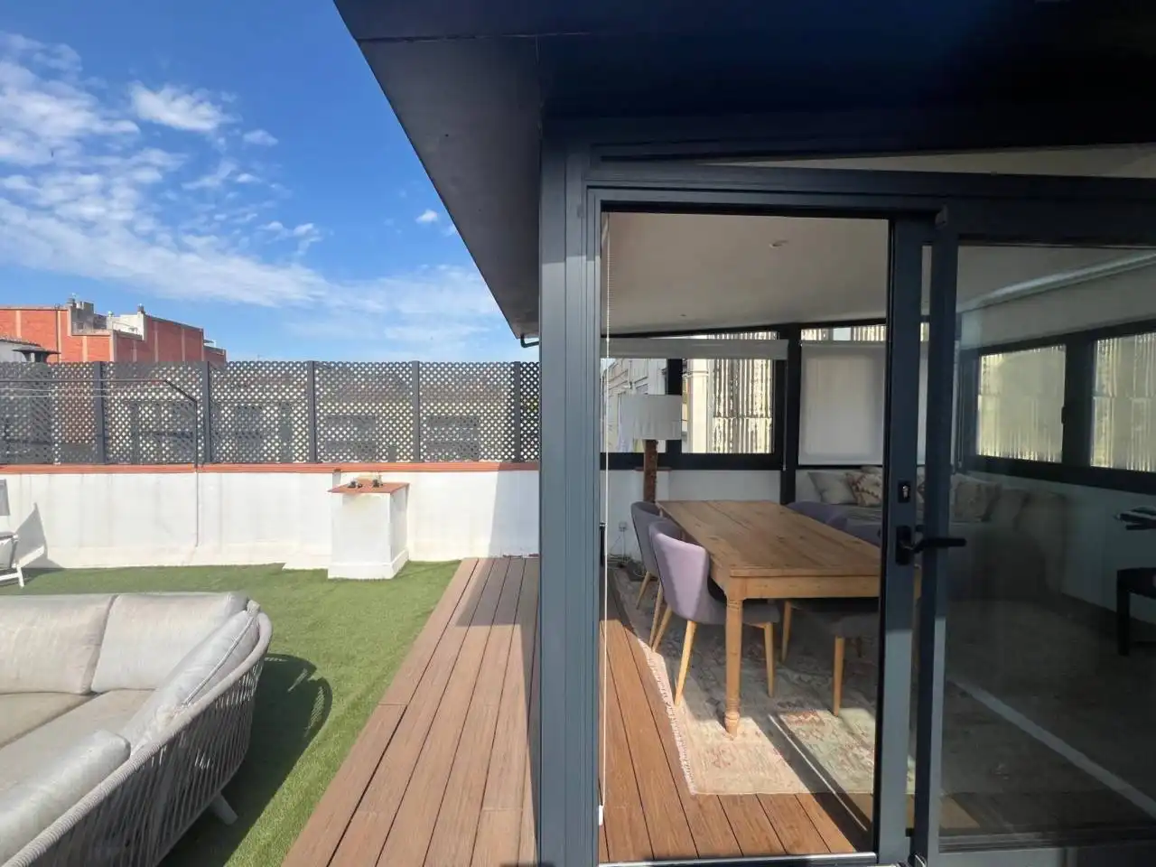 Terrace of Flat for sale in Girona  with Air Conditioner, Heating and Terrace