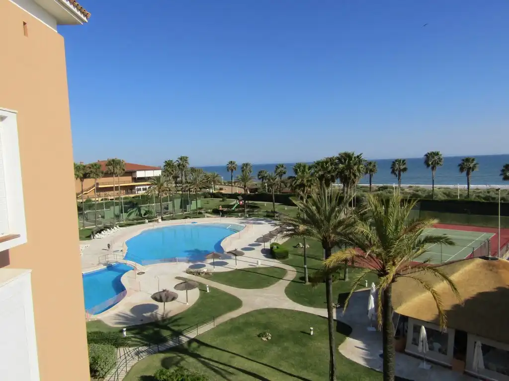 Swimming pool of Apartments for sale in Islantilla  with Air Conditioner, Private garden and Terrace