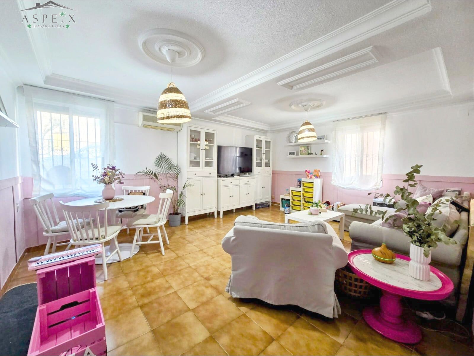 Sala d'estar de Casa o xalet en venda en Aspe amb Terrassa