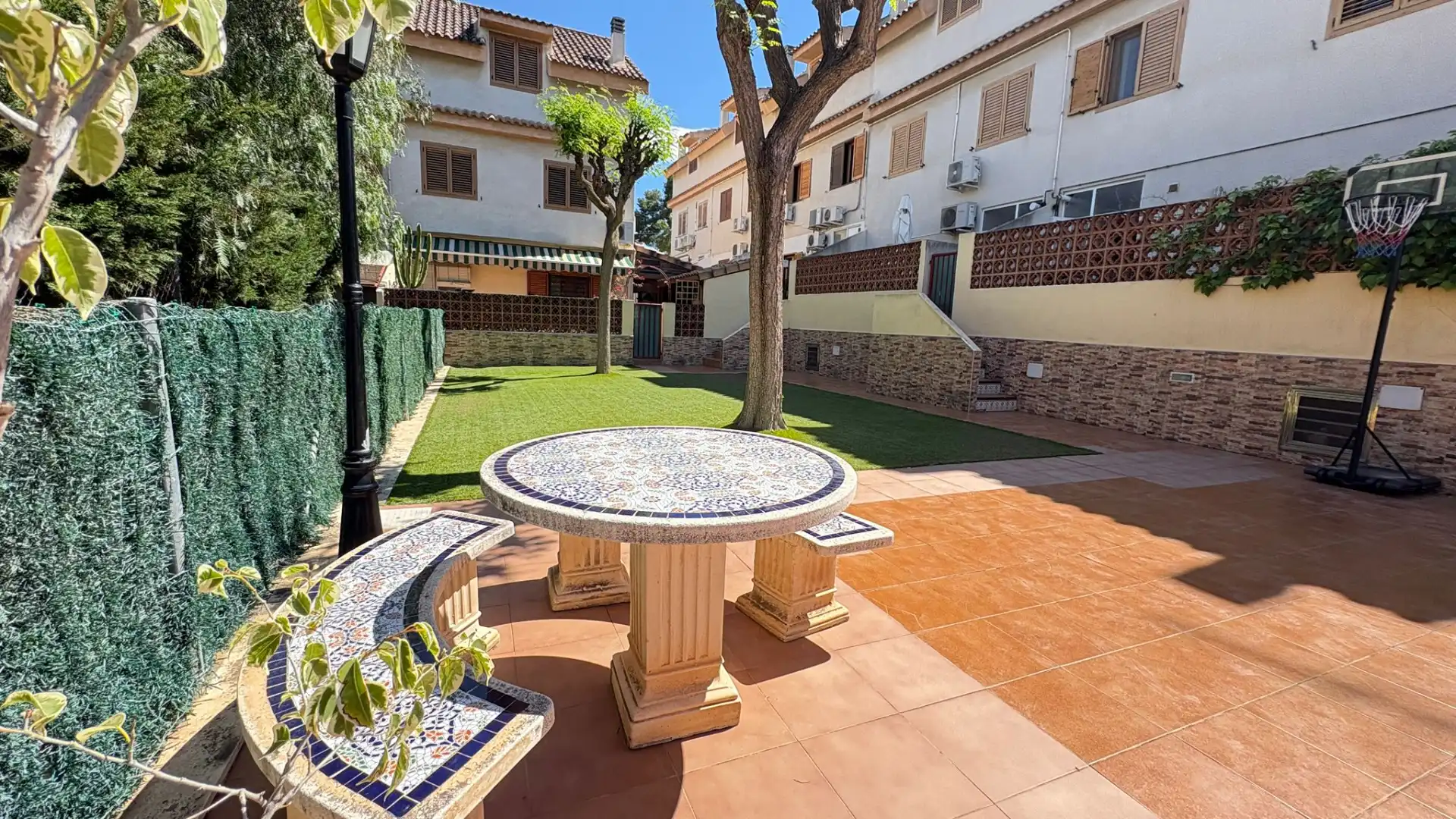 Terrassa de Casa adosada en venda en Murcia amb Aire condicionat, Balcó i Piscina comunitària