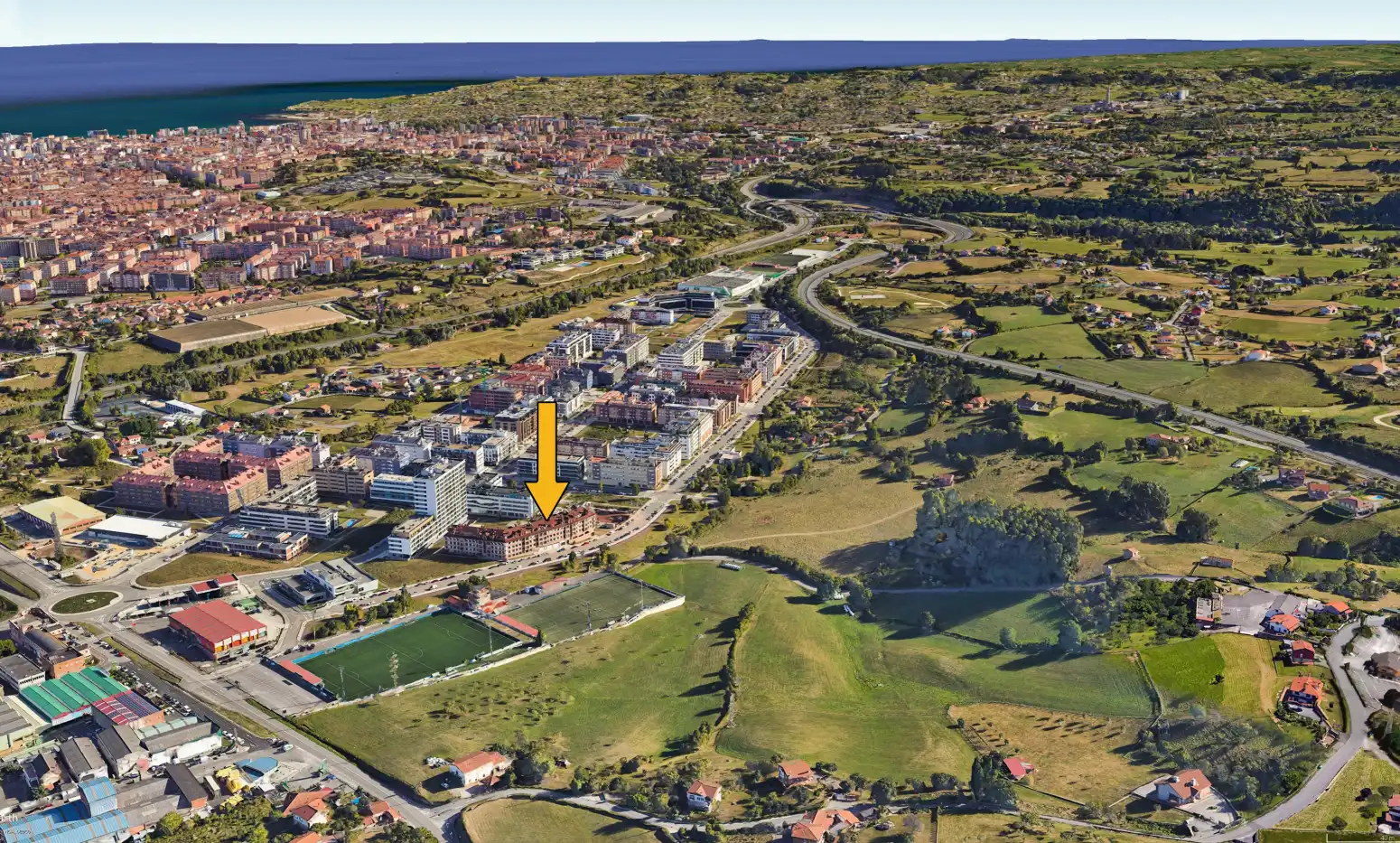 Vista exterior de Local en venta en Gijón 