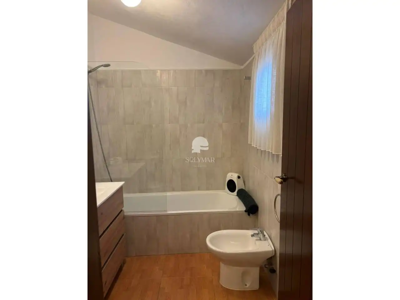 Badezimmer von Country house zur Miete in Vélez-Málaga mit Klimaanlage, Terrasse und Möbliert