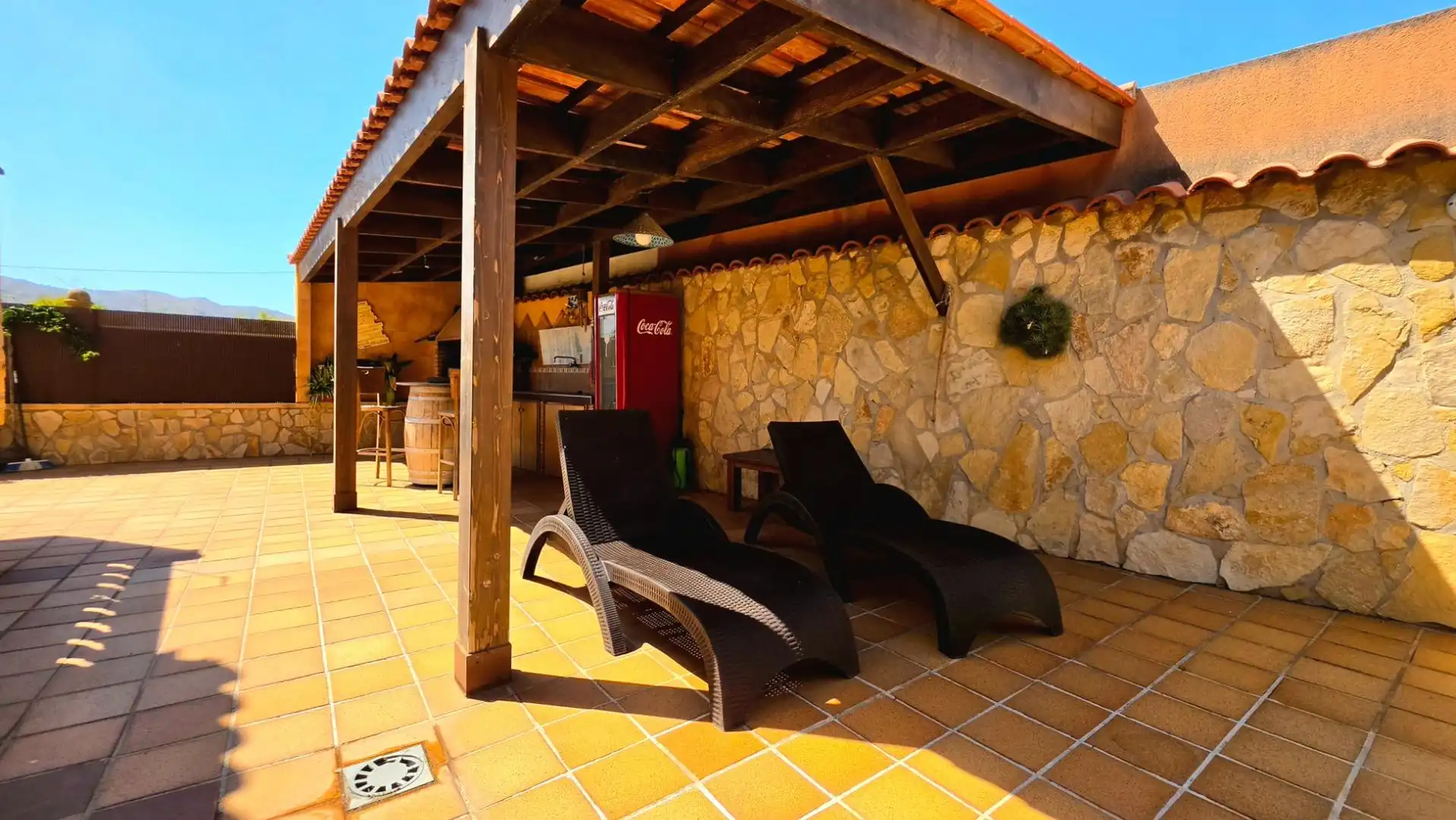 Terrassa de Casa o xalet en venda en La Unión amb Aire condicionat, Jardí privat i Terrassa