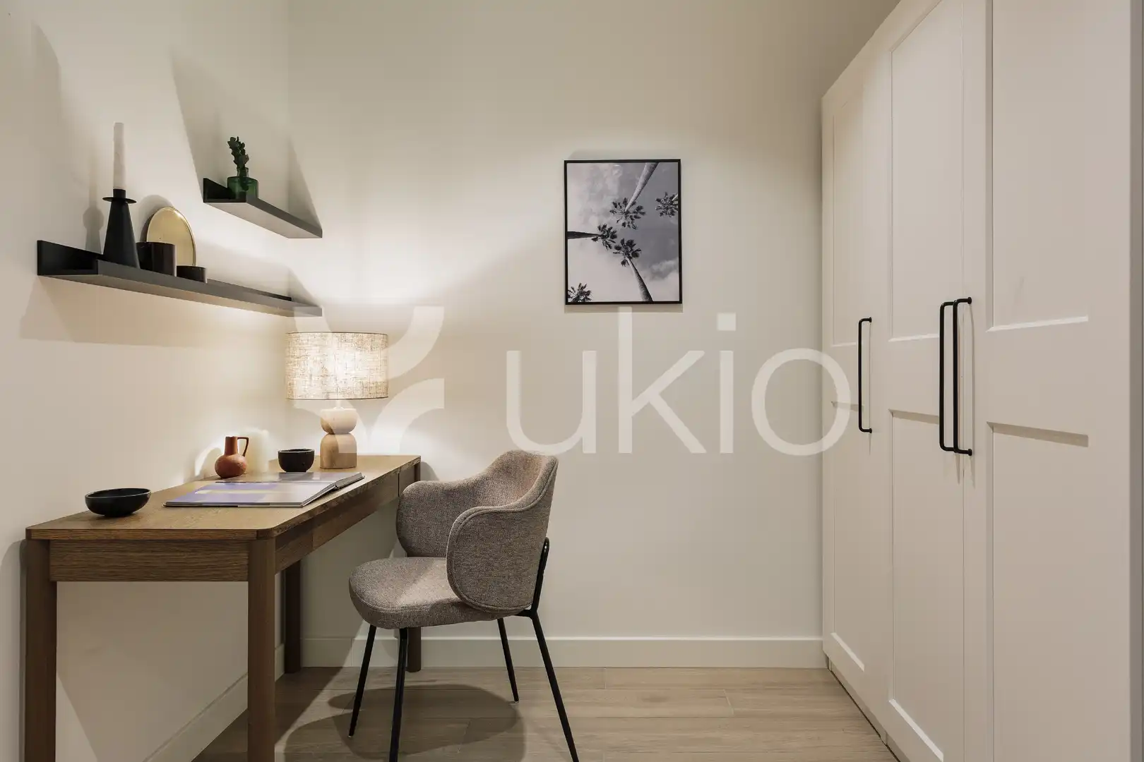 Schlafzimmer von Wohnungen zur Miete in Barcelona mit Klimaanlage, Heizung und Möbliert