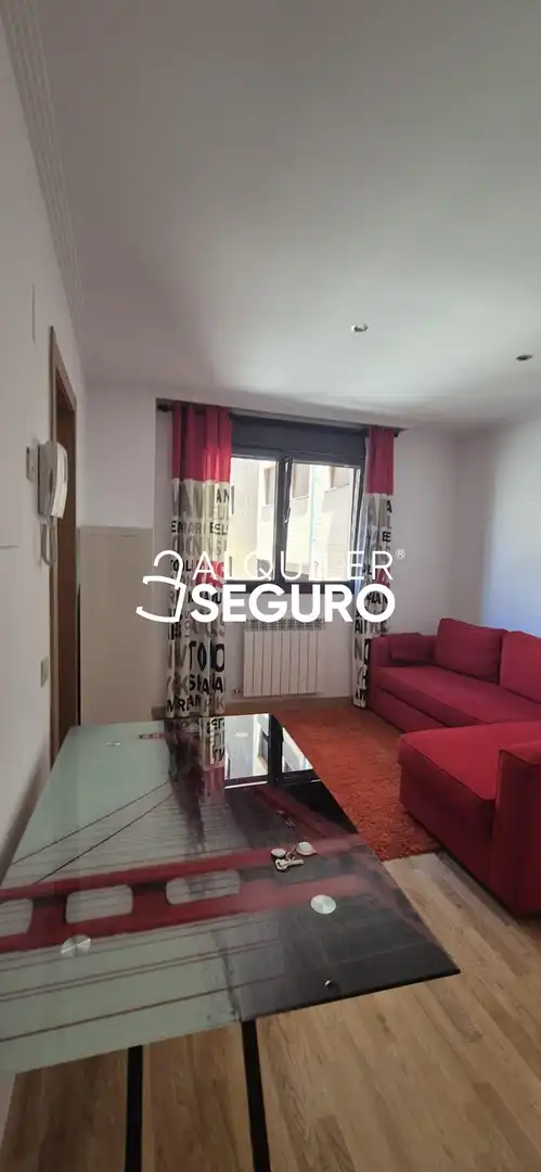 Sala d'estar de Pis de lloguer en Oviedo  amb Calefacció i Moblat