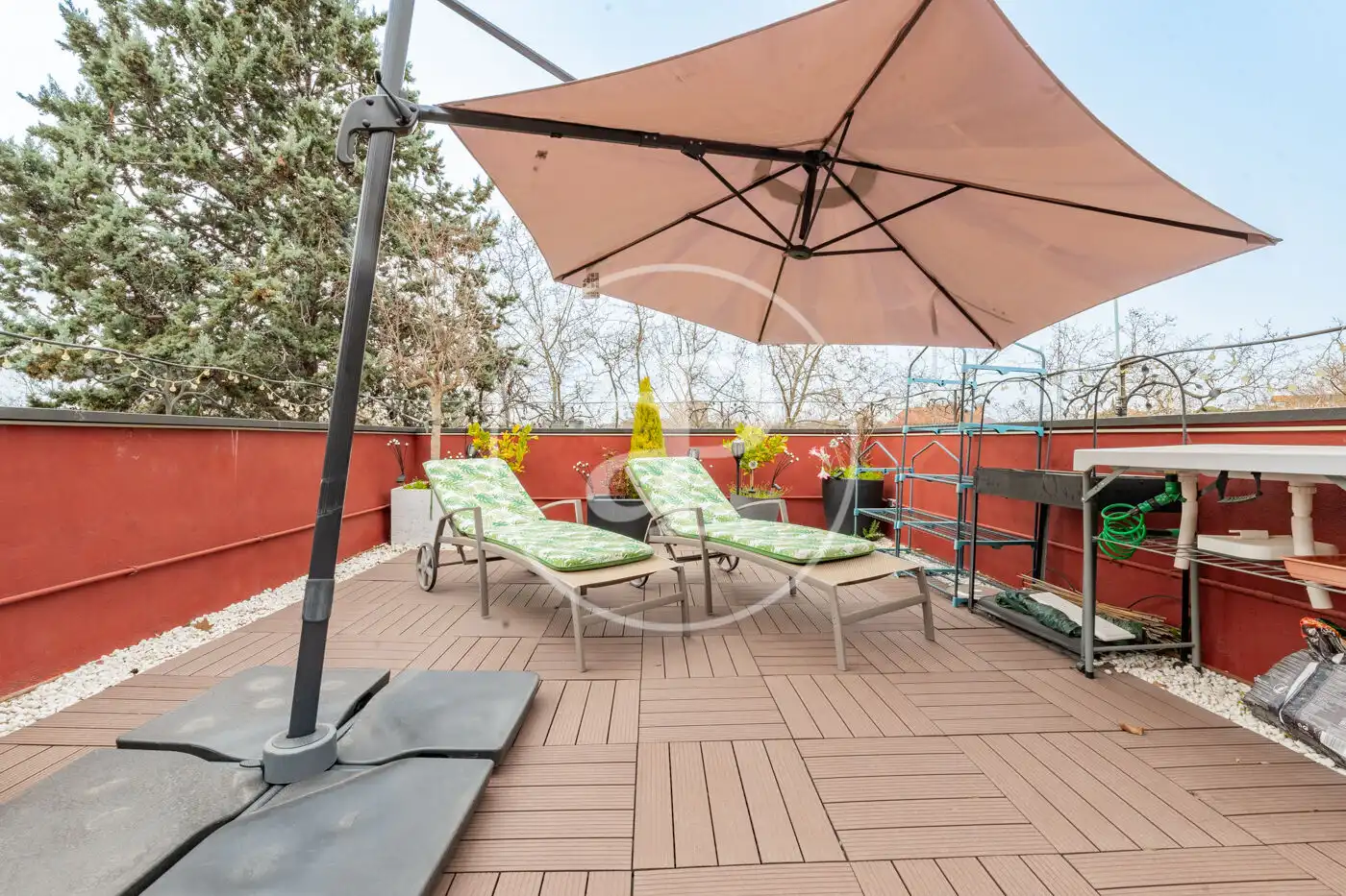 Terrasse von Haus oder Chalet zum Verkauf in Madrid mit Klimaanlage, Heizung und Privatgarten