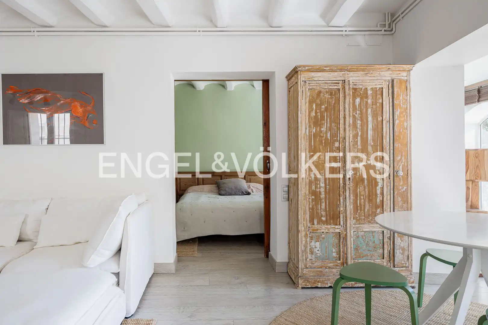 Living room of Houses for rent in Caldes d'Estrac  with Air Conditioner, Heating and Private garden