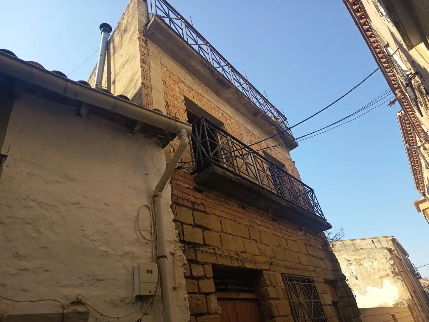 Exterior view of Houses for sale in Carcastillo  with Heating