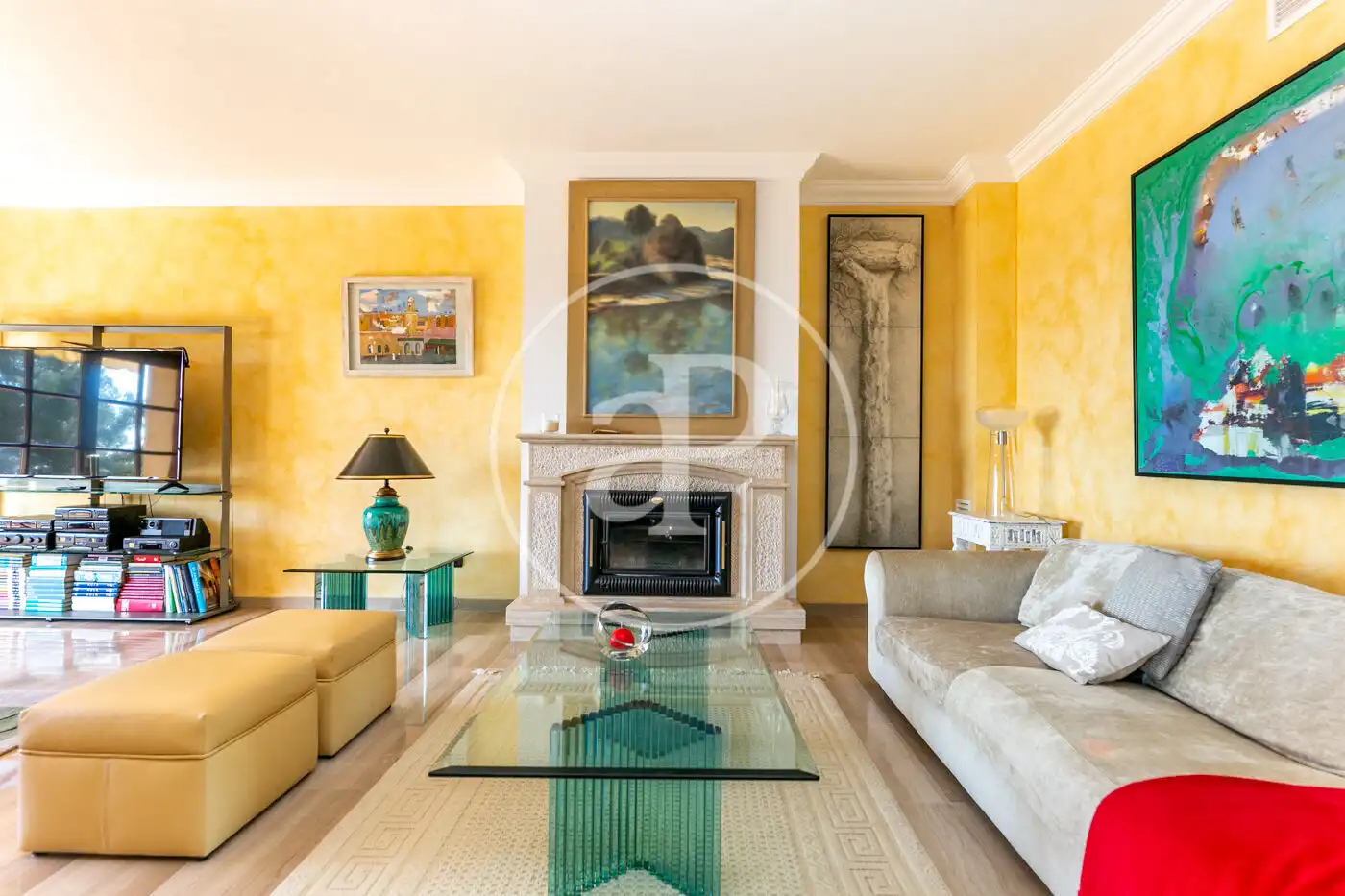 Living room of Houses for rent in Bunyola  with Air Conditioner, Heating and Private garden