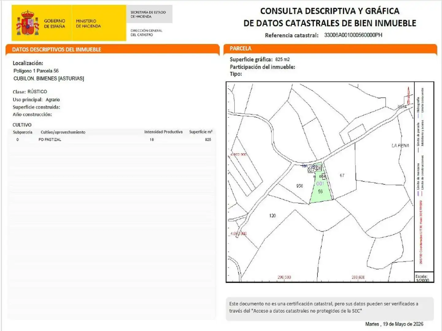 Casa o chalet en venta en Bimenes