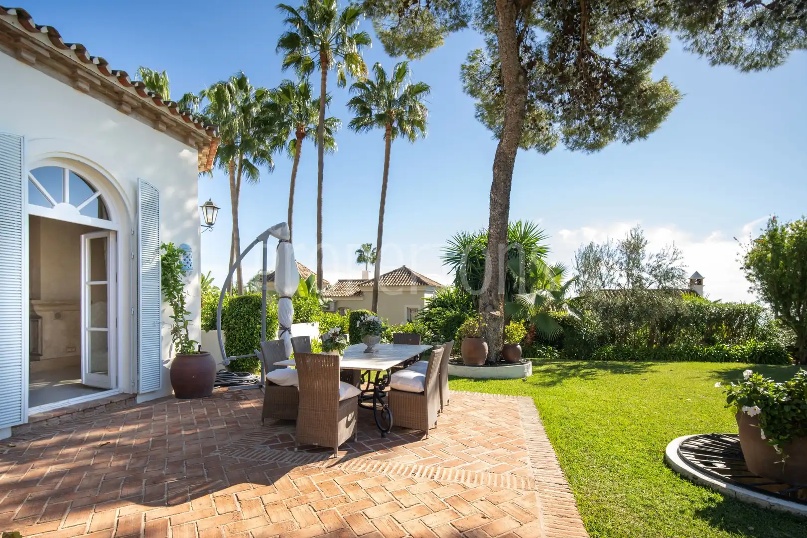 Garden of Houses for sale in Marbella