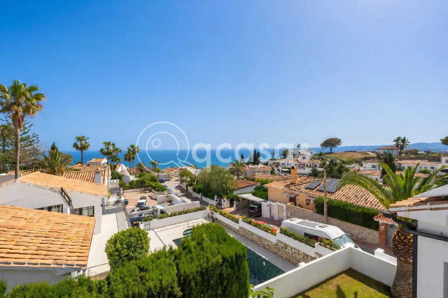 Vista exterior de Casa o chalet en venta en Benalmádena con Aire acondicionado, Calefacción y Jardín privado
