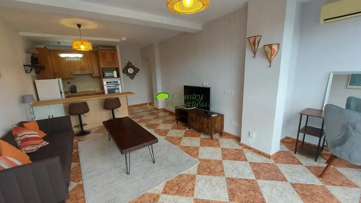 Sala de estar de Apartamento en venta en Almuñécar con Aire acondicionado y Piscina comunitaria