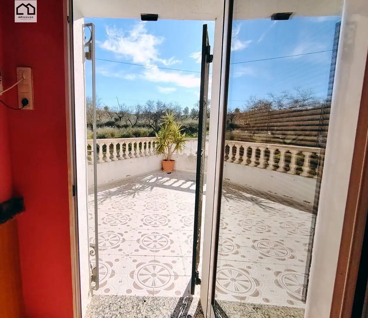 Terrace of Houses for rent in La Font de la Figuera  with Air Conditioner, Terrace and Furnished