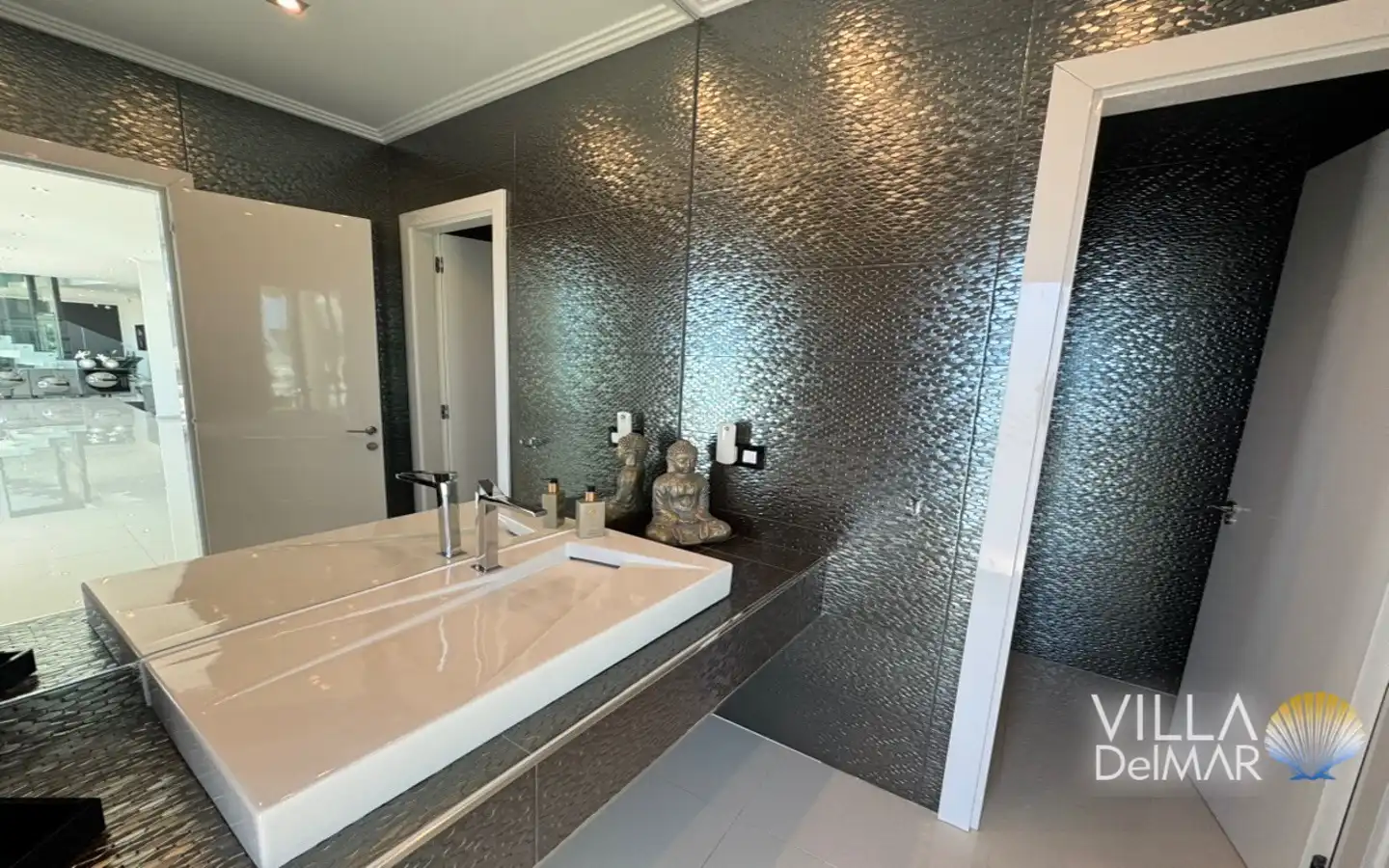 Badezimmer von Haus oder Chalet zum Verkauf in Calpe / Calp mit Klimaanlage, Heizung und Privatgarten
