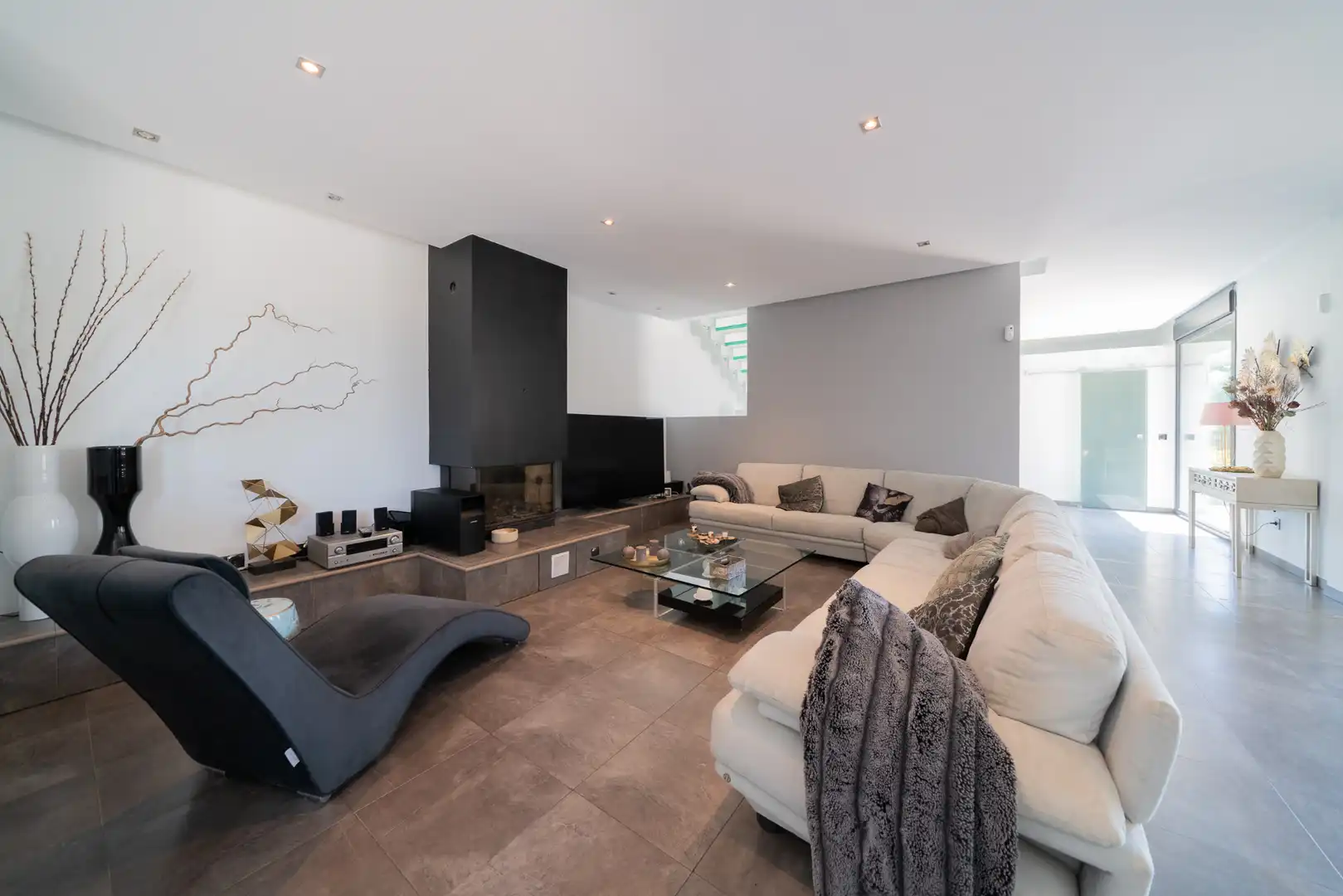 Sala de estar de Casa o chalet en venta en Valdetorres de Jarama con Aire acondicionado, Jardín privado y Terraza