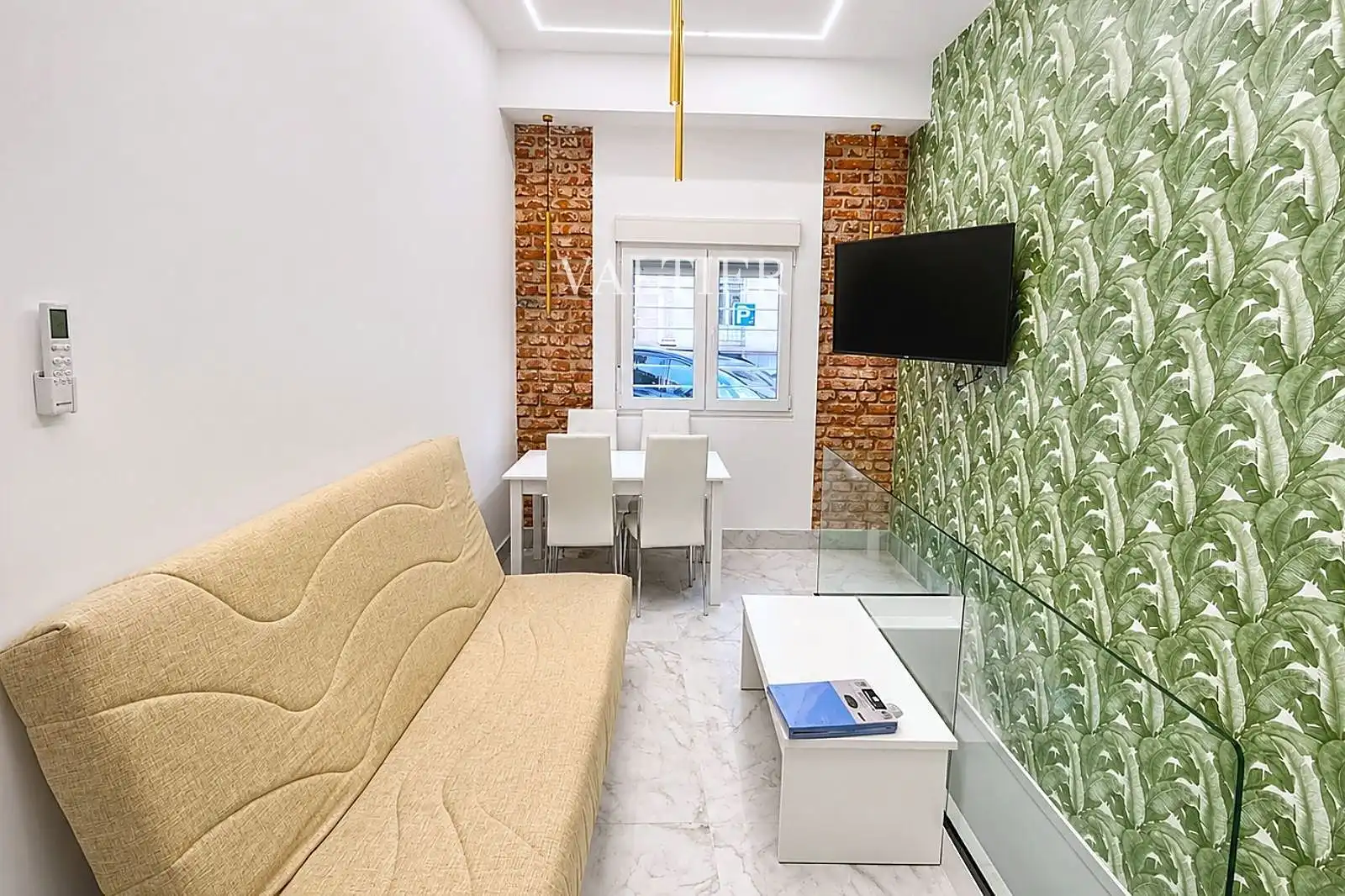 Sala de estar de Piso de alquiler en Madrid con Aire acondicionado y Amueblado