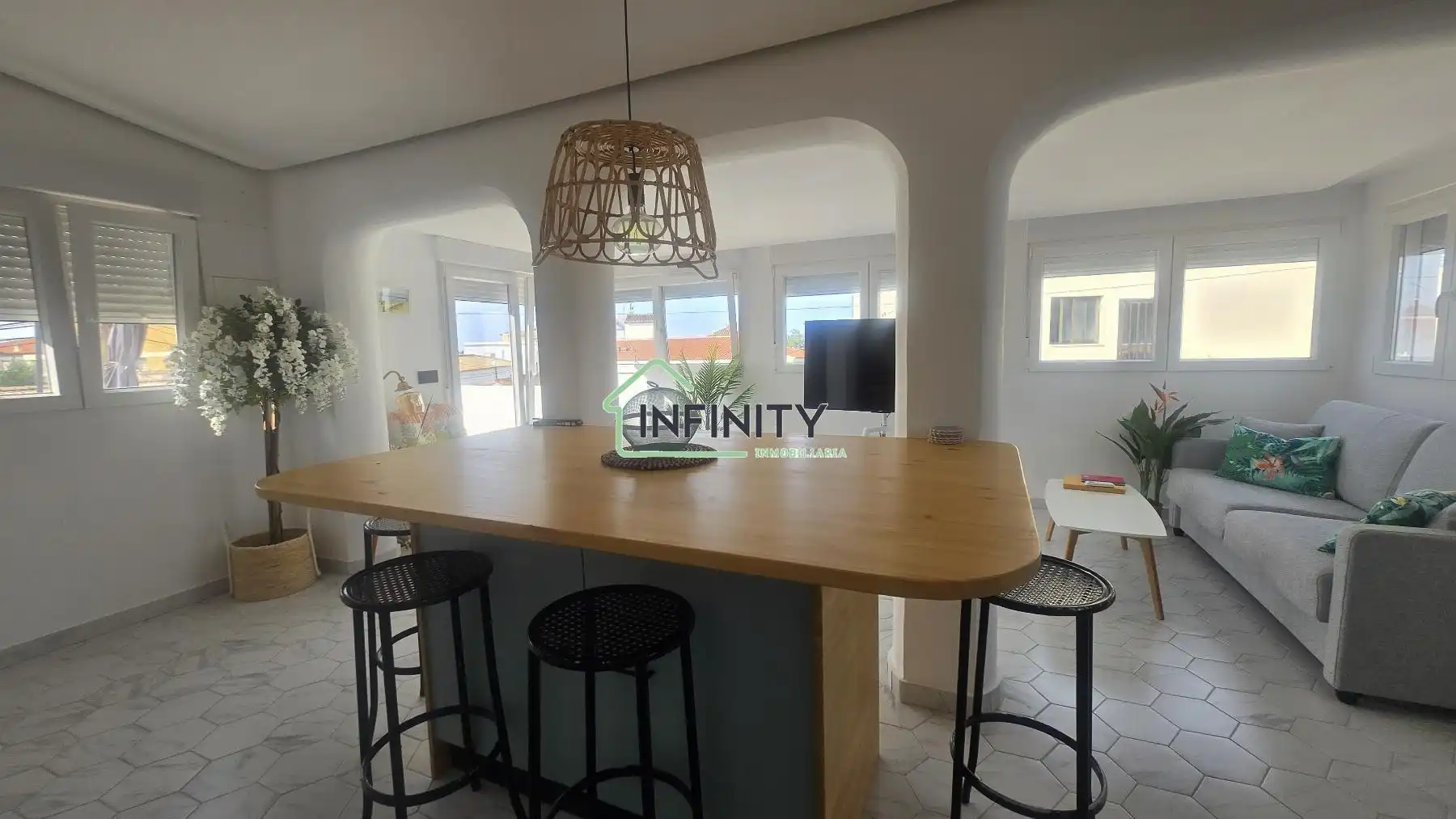 Kitchen of Houses for sale in Oliva  with Air Conditioner, Heating and Terrace