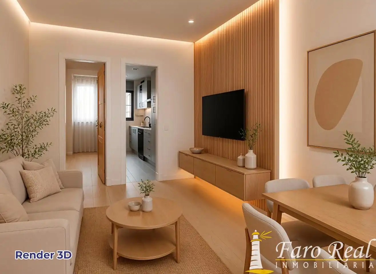 Sala d'estar de Apartament en venda en Sanlúcar de Barrameda amb Traster i Moblat