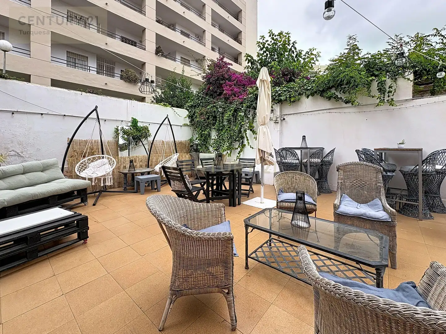 Terrace of Commercial properties for transfer in Benalmádena  with Air Conditioner